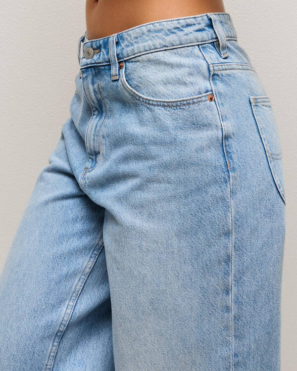 Mid Baggy Taper Jeans