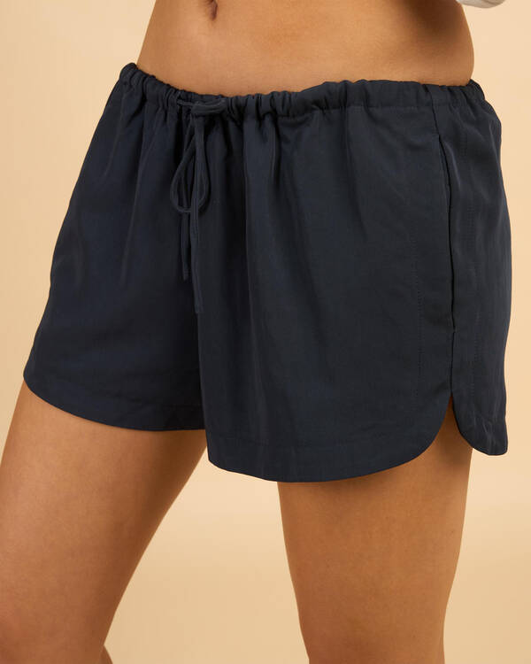 Saddie Cupro Shorts
