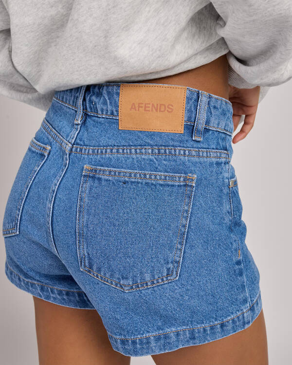 Studio High Waist Denim Shorts