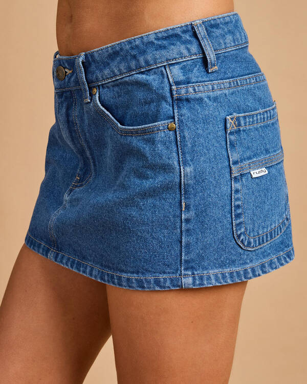 Risque` Micro Denim Skirt