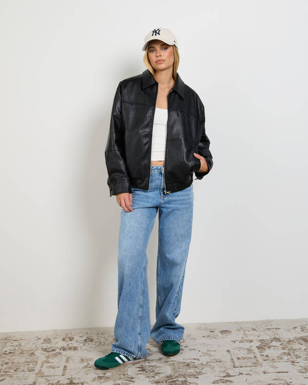 Aston Faux Leather Jacket