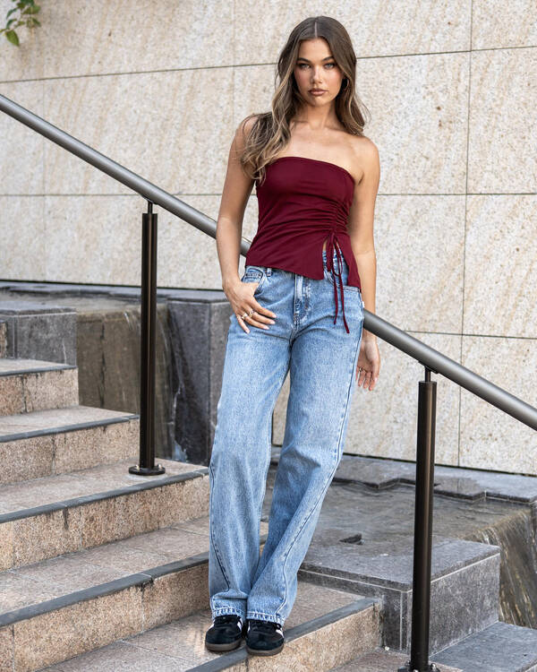 Rocker Straight Leg Jeans