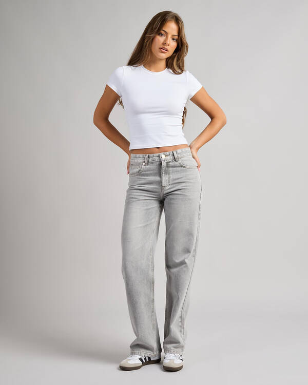 Rocker Straight Leg Jeans