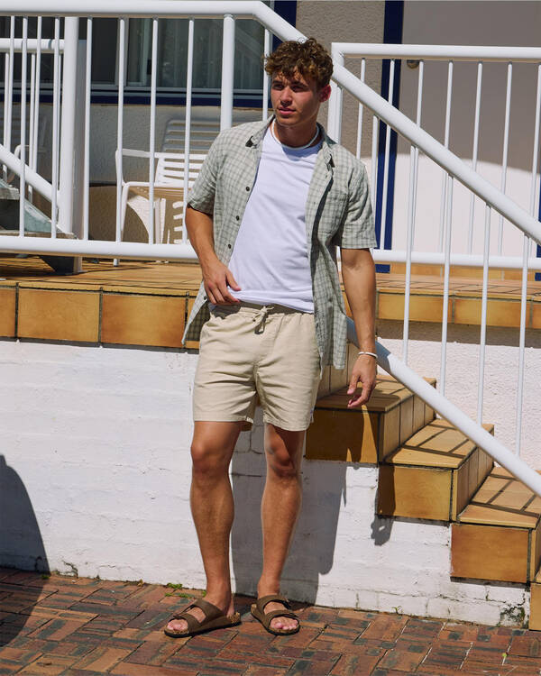 Sustain Elastic Waist Shorts