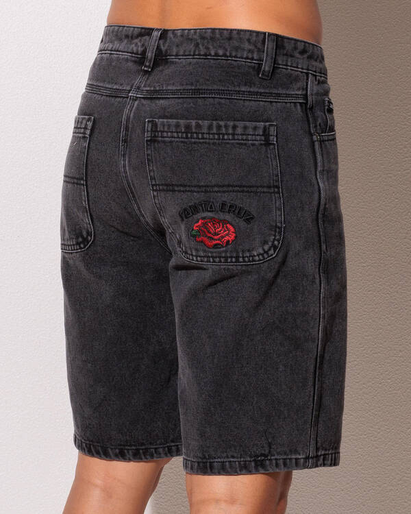 Dressen Roses Denim Shorts