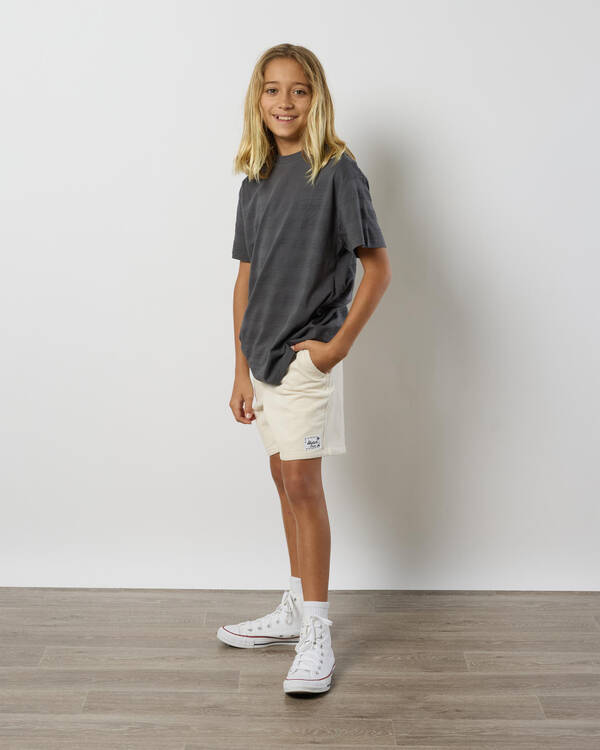 Cord Elastic Waist Shorts