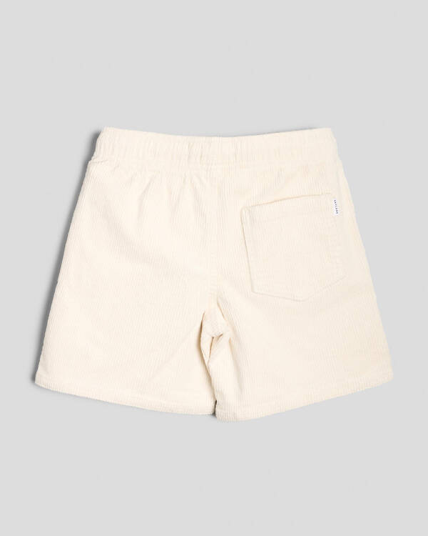 Cord Elastic Waist Shorts