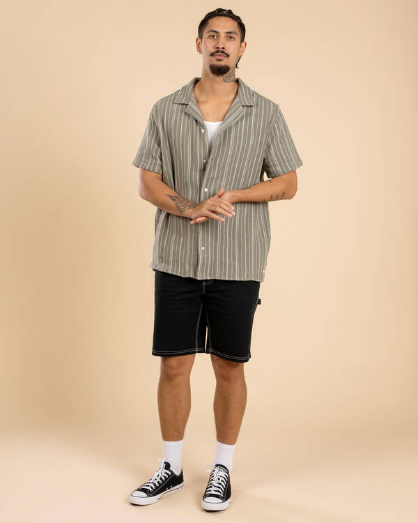 Vacancy Stripe Short Sleeve Shirt