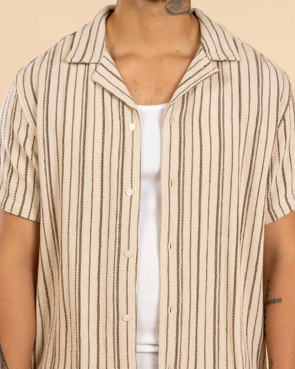 Vacancy Stripe Short Sleeve Shirt