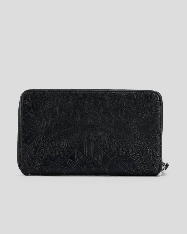 Mandala Embossed Travel Wallet