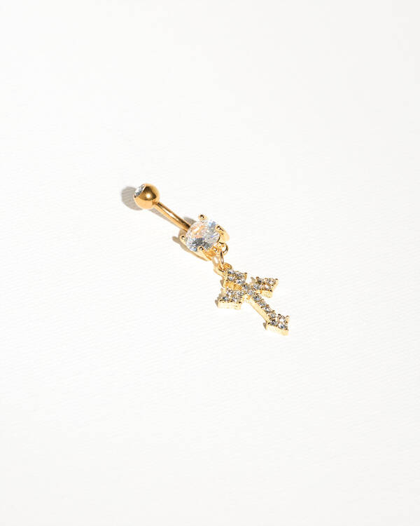Santiago Cross Belly Ring
