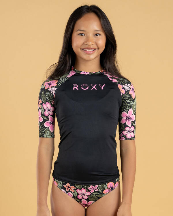 Active Floral Rash Vest Set
