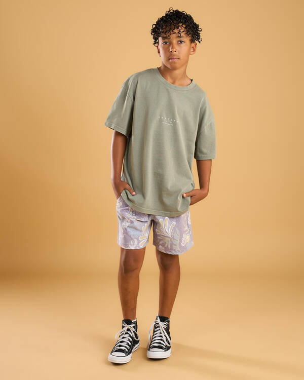 Arboretum Elastic Waist Shorts