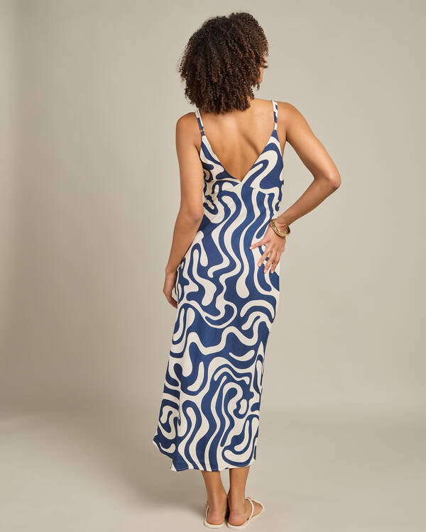 Waverly Bias Cut Midi Dress