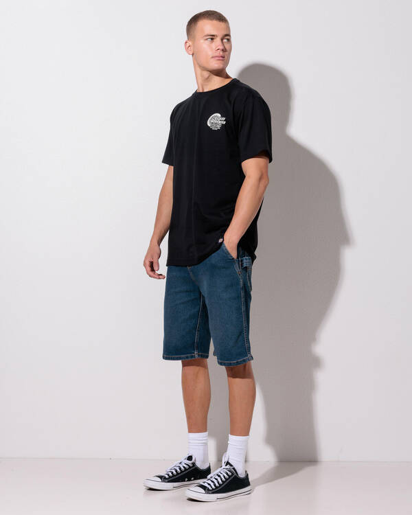Relaxed Denim Utility Shorts