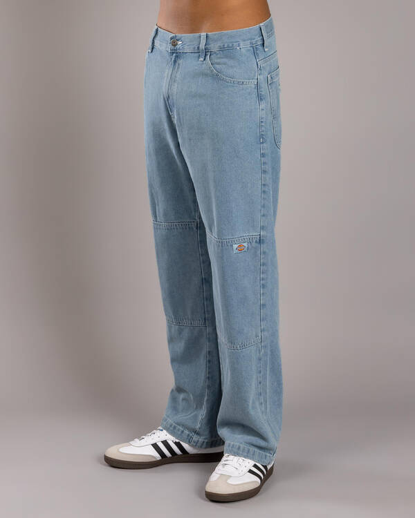 Double Knee Denim Pants
