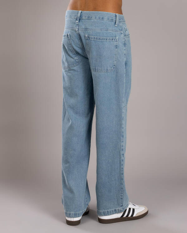 Double Knee Denim Pants