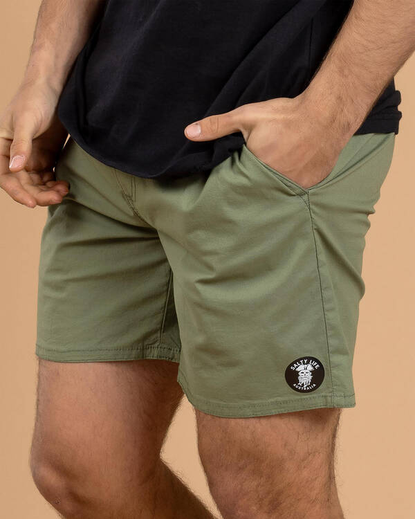 Glint Elastic Waist Shorts