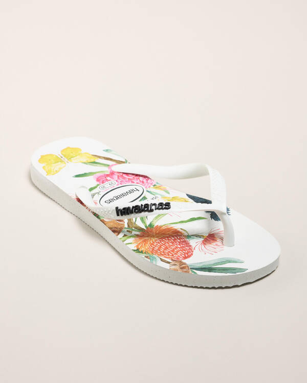 Kids' Slim Flora Thongs