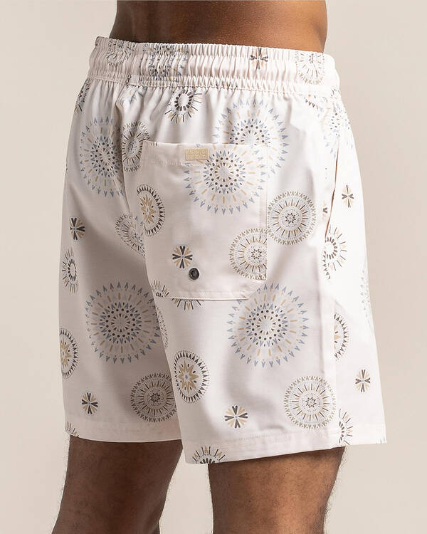 Circuit Elastic Waist Board Shorts