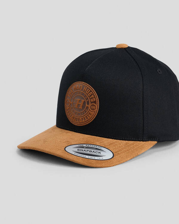 Suede Hueys Snapback Cap