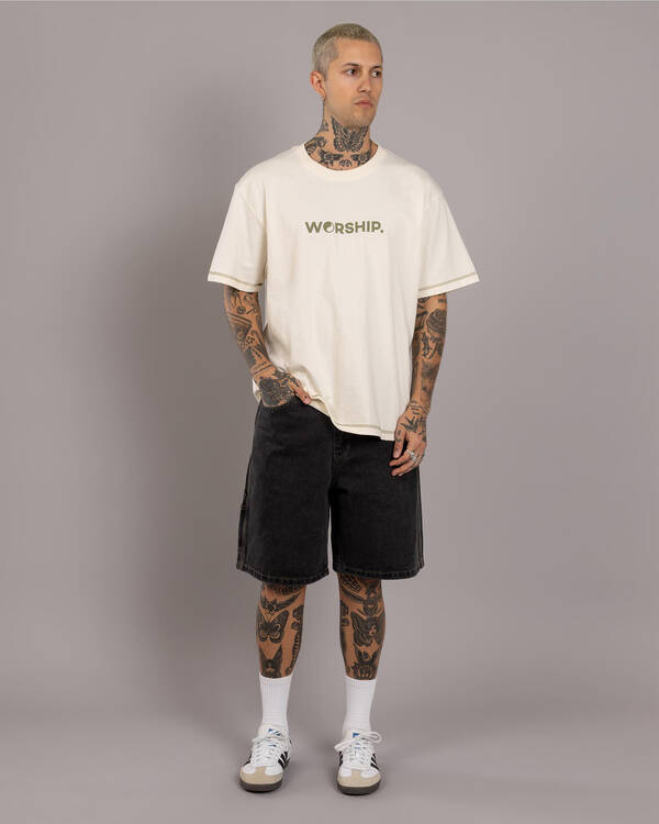 Carpenter Jean Shorts