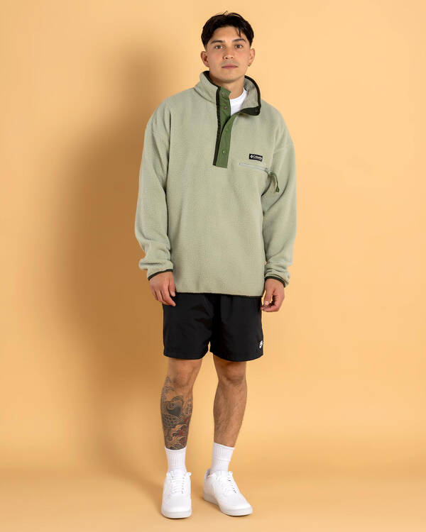 Helvetia Half Snap Fleece Sweatshirt