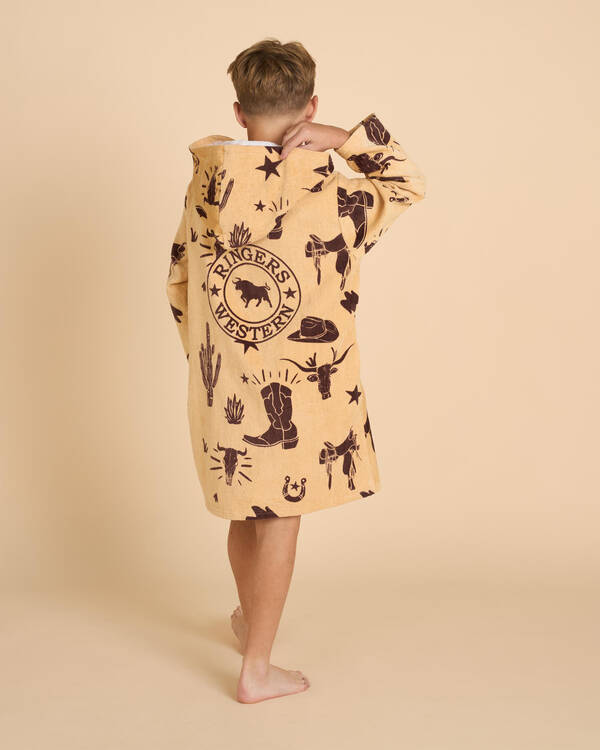 Boots Scootin Zip Thru Hooded Towel