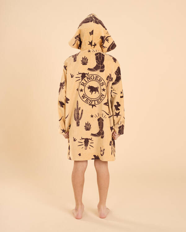 Boots Scootin Zip Thru Hooded Towel