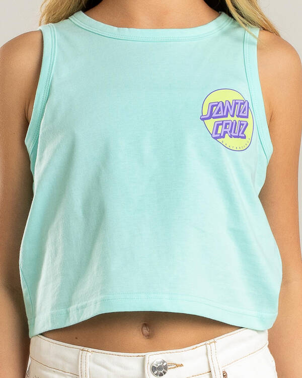 Other Dot Pop Chest Cropped Tank Top