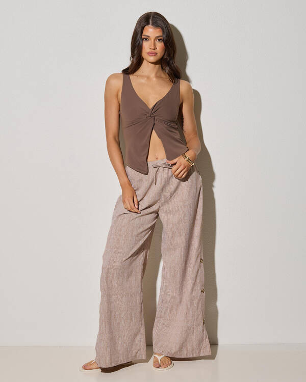 Frankie Split Front Top