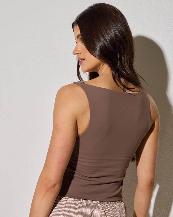 Frankie Split Front Top