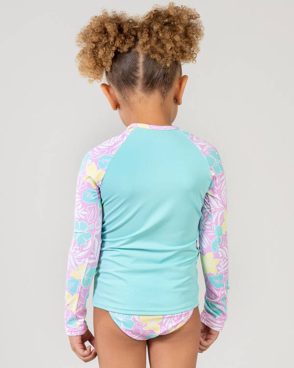 Tropical Square Long Sleeve Rash Vest Set