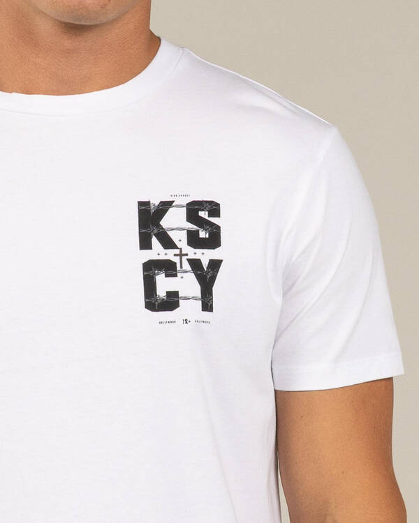 Fenced Dual Curved T-Shirt