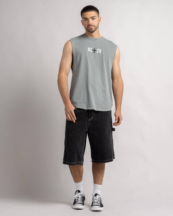 Rev Dual Curved Muscle Tank