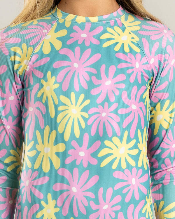 Flower Lover Long Sleeve Surfsuit