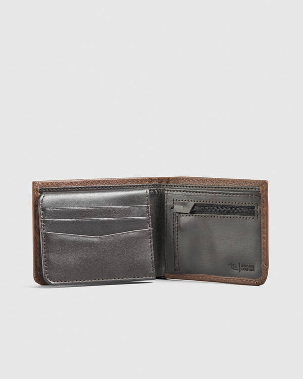 Wetsuit Logo RFID All Day Leather Wallet