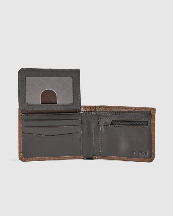 Wetsuit Logo RFID All Day Leather Wallet