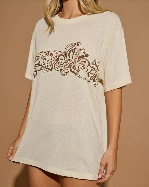 Hibiscus Oversized T-Shirt