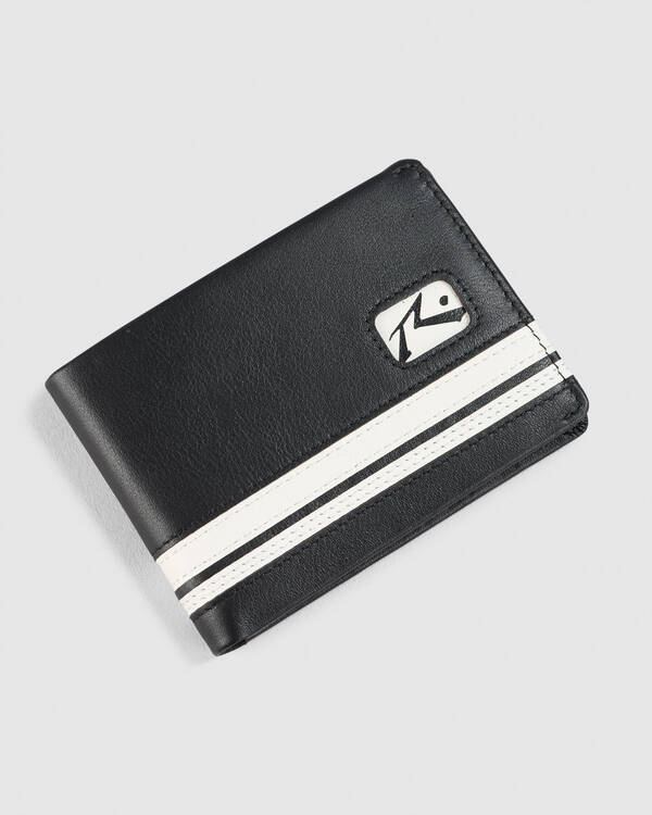 White Lines Leather Wallet
