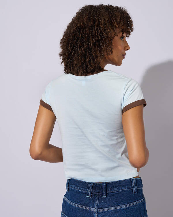 Snapper Contrast Ringer Mini T-Shirt