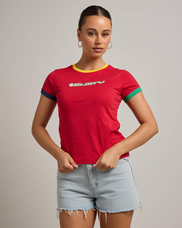 3 Tone Contrast Ringer Baby Tee