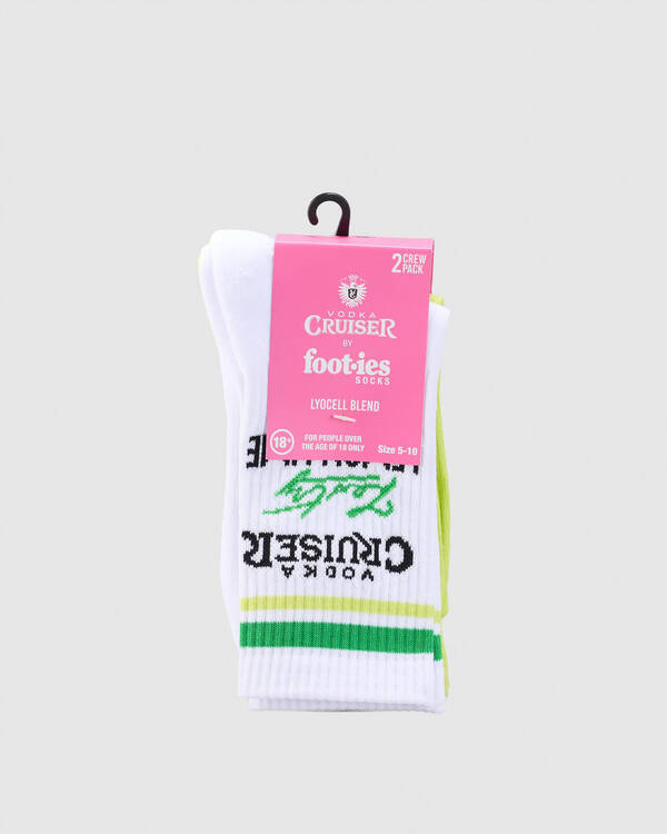Vodka Cruiser Zesty Lemon Lime Sneaker Sock
