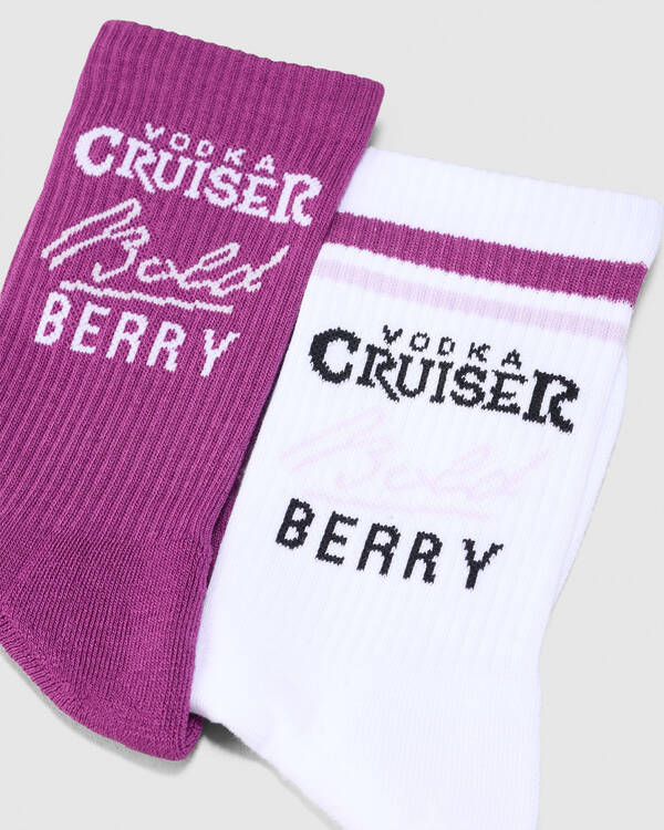 Vodka Cruiser Bold Berry Sneaker Sock