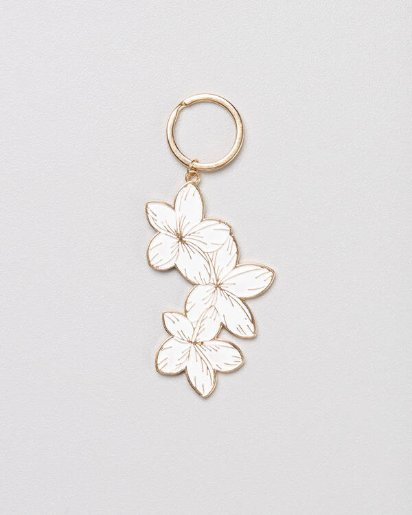 Frangipani Bouquet Keyring