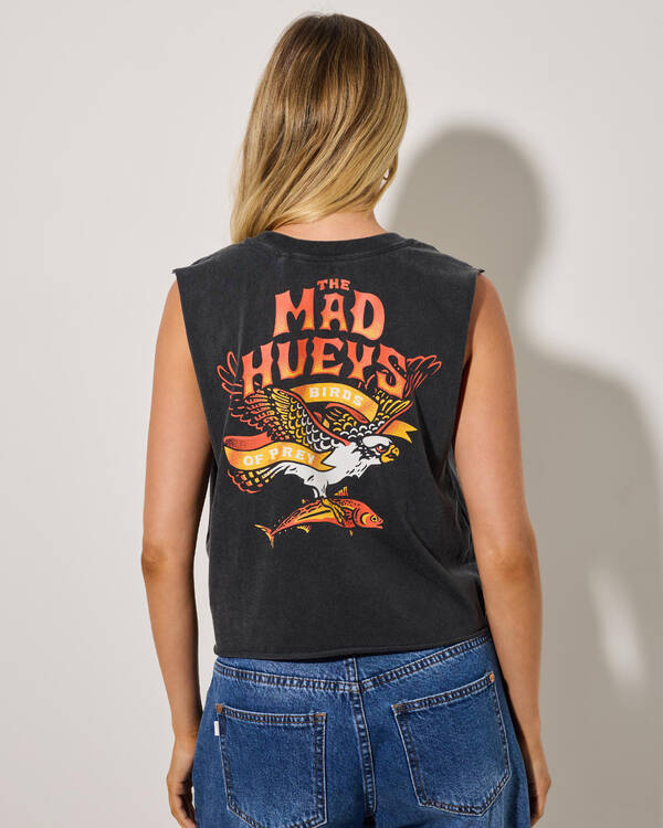 Birds Of Prey Crop Muscle Tank Top