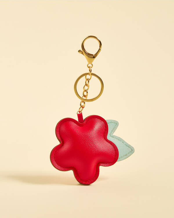 Hibiscus Flower Large Bag Charm