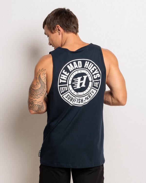 Living Hueys Singlet Tank