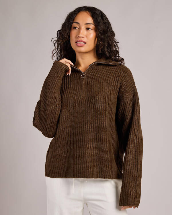 Payton Half Zip Knit Jumper