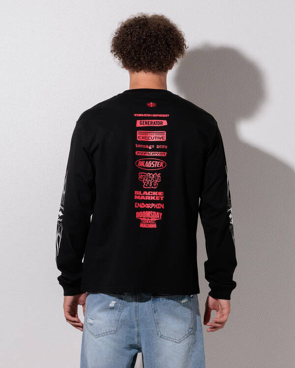 Flame Long Sleeve T-Shirt
